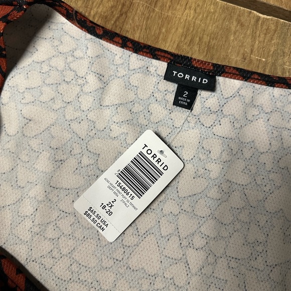 Torrid net Valentine’s Day date wuthering heights movie heart print knit dress - Picture 5 of 9